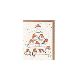 Rockin' Robins - Enclosure Greeting Card - Christmas