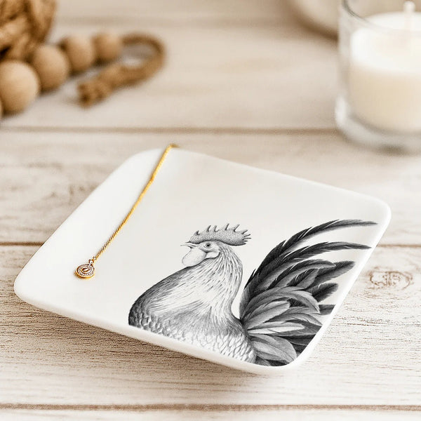 Rooster Keepsake Dish - Lady of the Lake