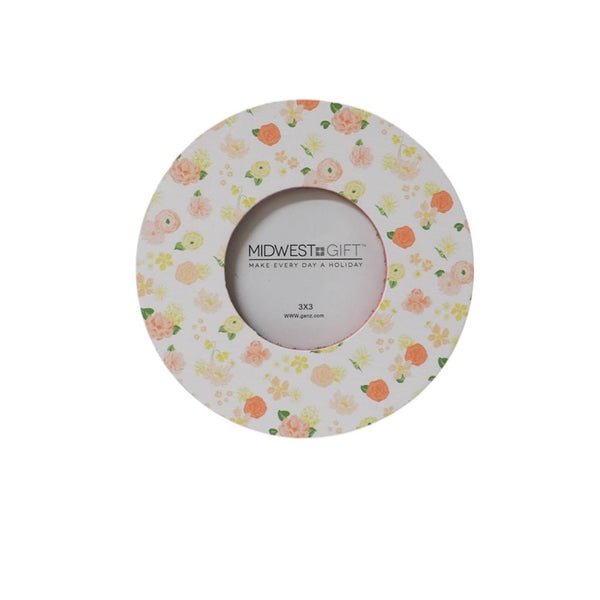 Round Floral Picture Frame - Lady of the Lake