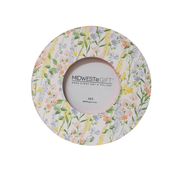 Round Floral Picture Frame - Lady of the Lake
