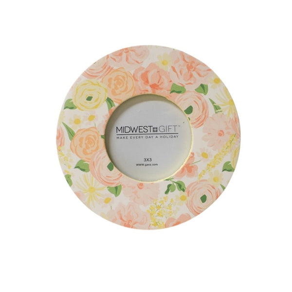 Round Floral Picture Frame - Lady of the Lake