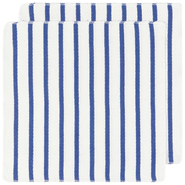 Royal Blue Basketweave Dishcloths - Set of 2 - Lady of the Lake