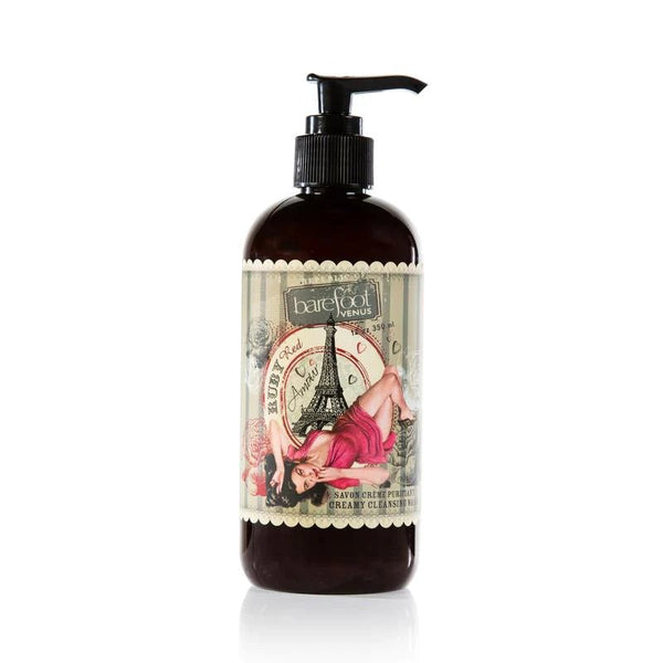 Ruby Red Creamy Cleansing Wash - Barefoot Venus - Lady of the Lake
