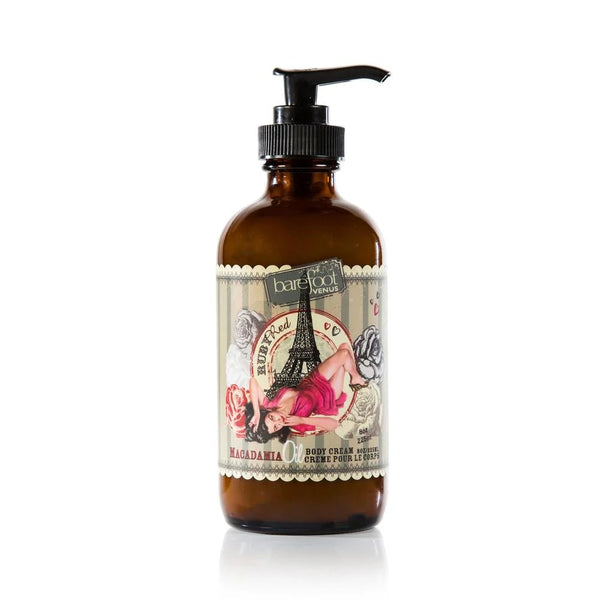 Ruby Red Macadamia Oil Body Cream - Barefoot Venus - Lady of the Lake