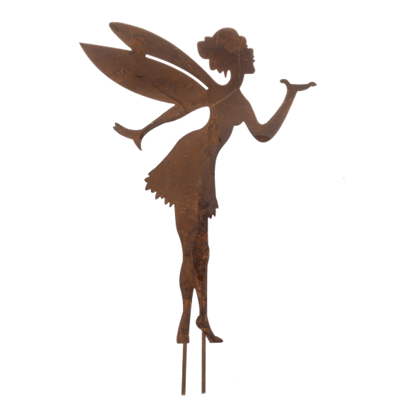 Rusted Fairy Garden Stake - Lady of the Lake