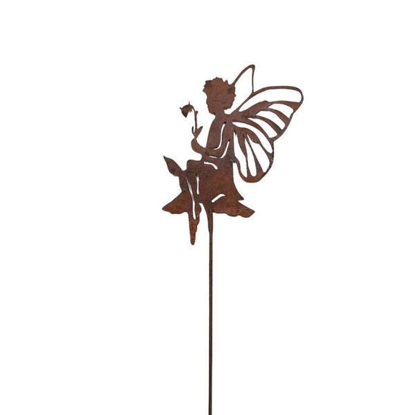Rusty Fairy Garden Stake - Lady of the Lake