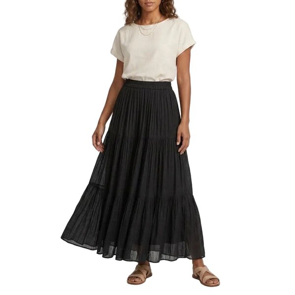 Sabina Tiered Maxi Skirt - Lady of the Lake