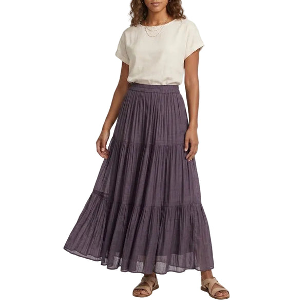 Sabina Tiered Maxi Skirt - Lady of the Lake