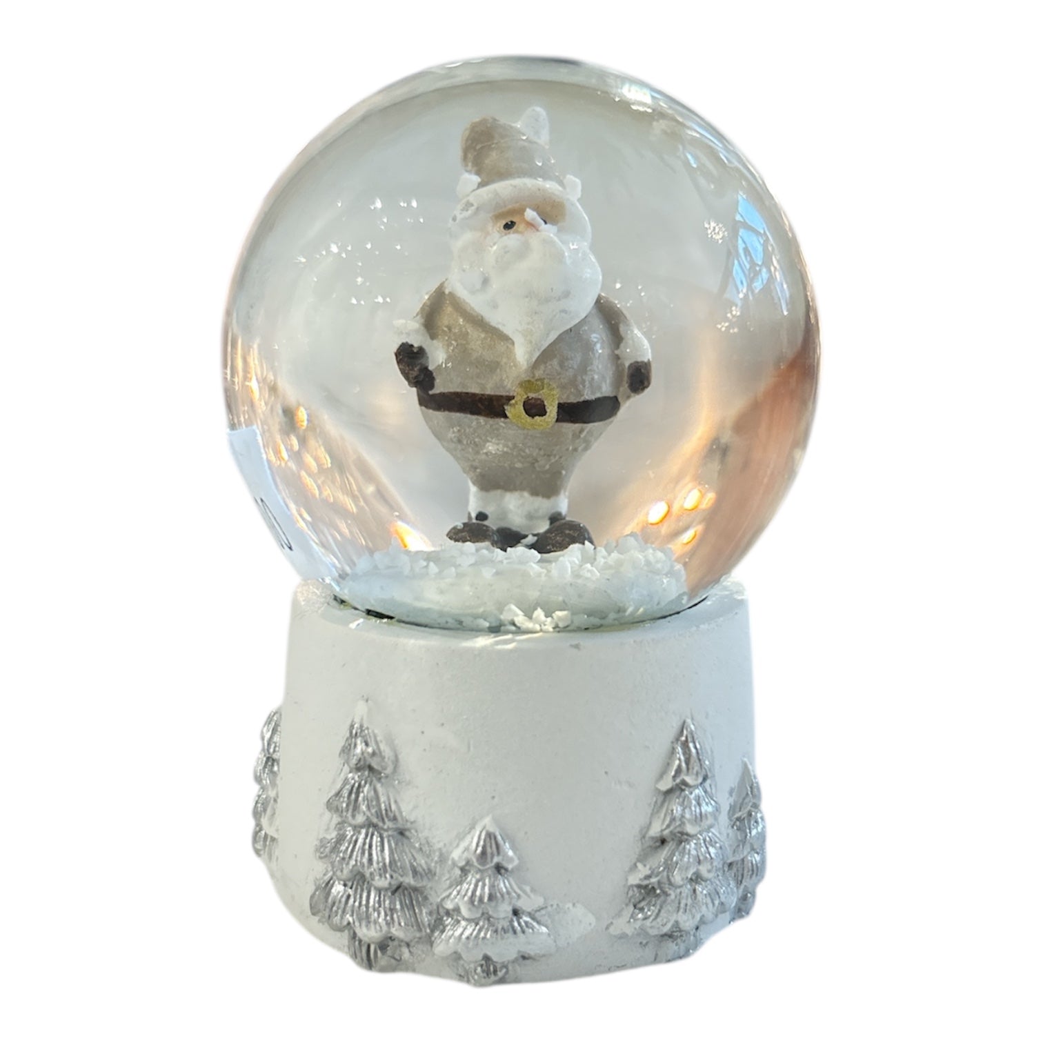 Santa Snow Globe - Lady of the Lake