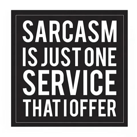 Sarcasm - Paper Napkins - Lady of the Lake
