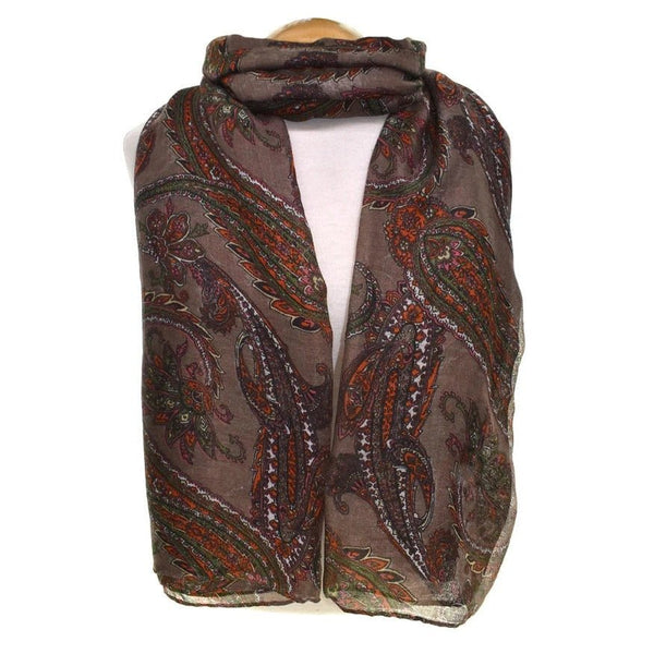 Scarf - Paisley Leaves