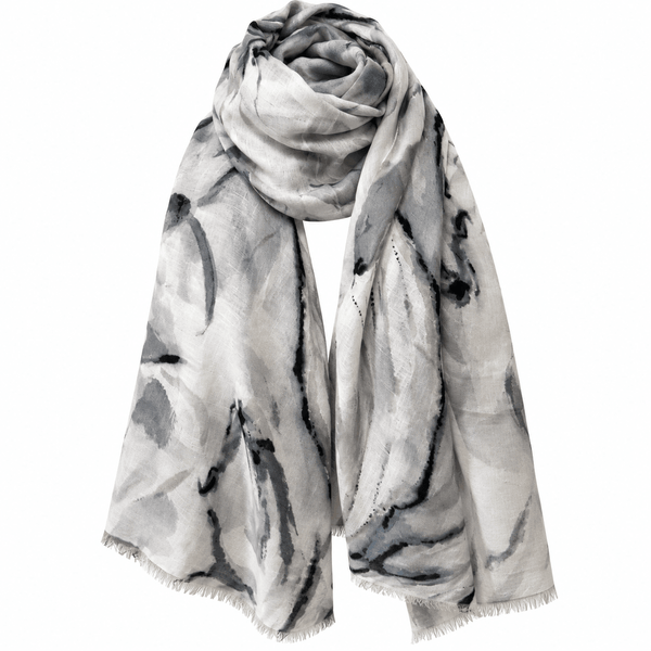 Scarf - Two Toned Butterfly Print - Lady of the Lake
