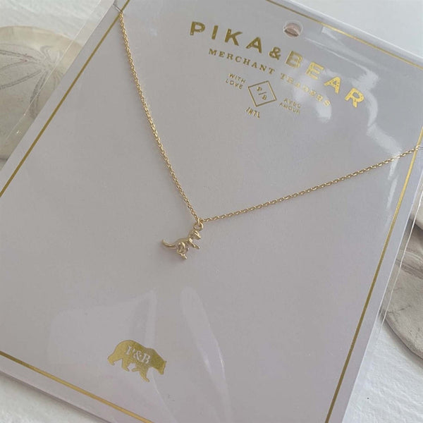 Scotty Tiny T - Rex Dinosaur Charm Necklace - Lady of the Lake