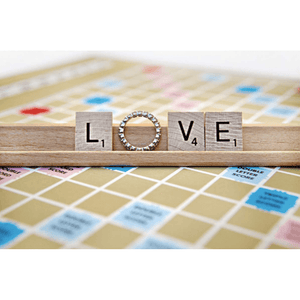Scrabble Love - Greeting Card - Anniversary - Lady of the Lake