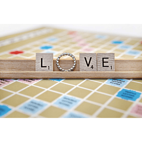 Scrabble Love - Greeting Card - Anniversary - Lady of the Lake