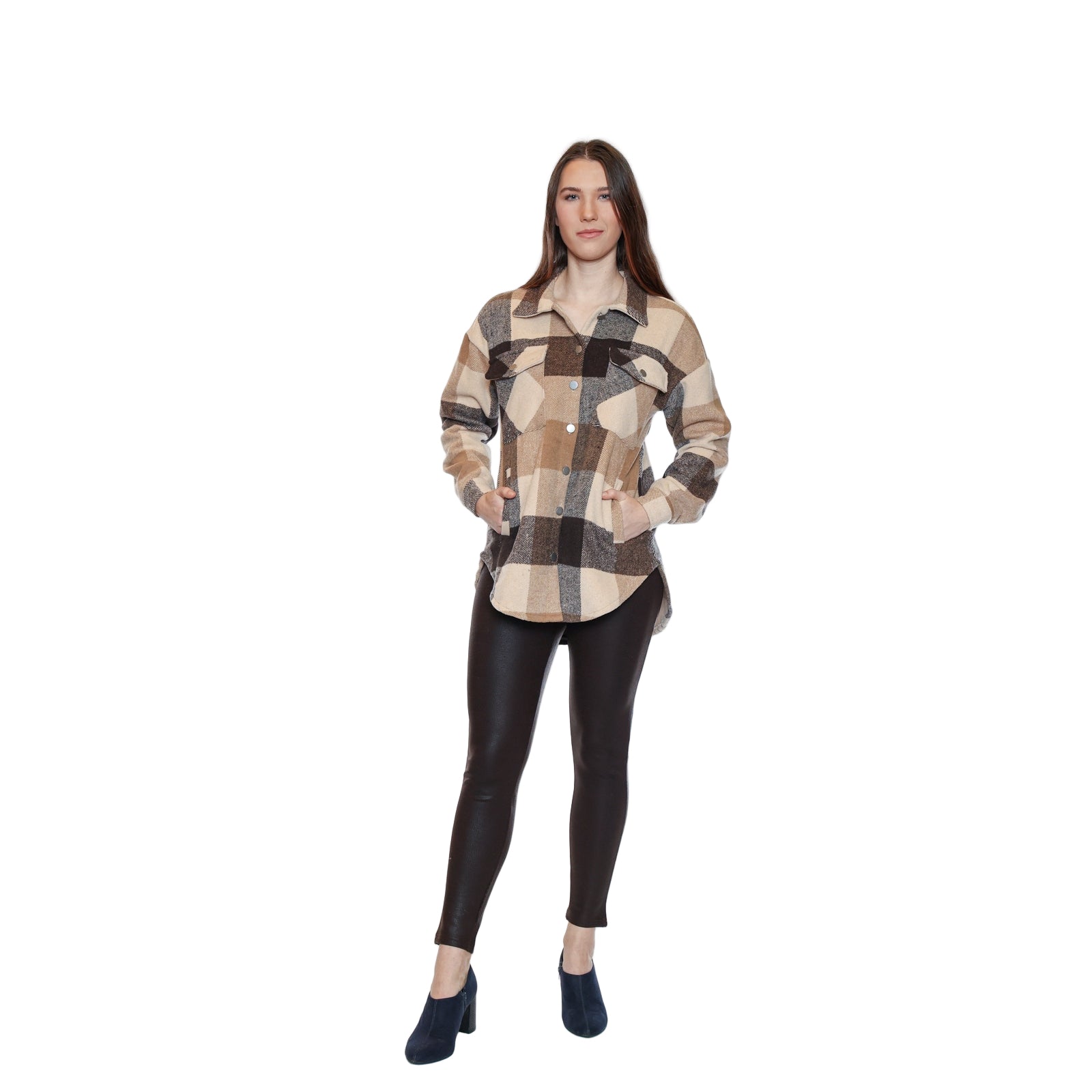 Seeley Plaid Jacket With Pockets - Lady of the Lake