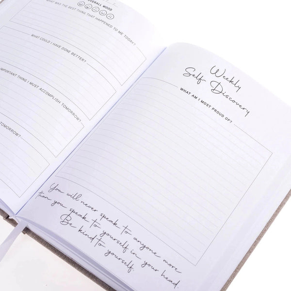 Self Care Positive Guided Journal - Lady of the Lake