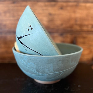 Serving Bowl, Medium - The Blue Garden Pottery