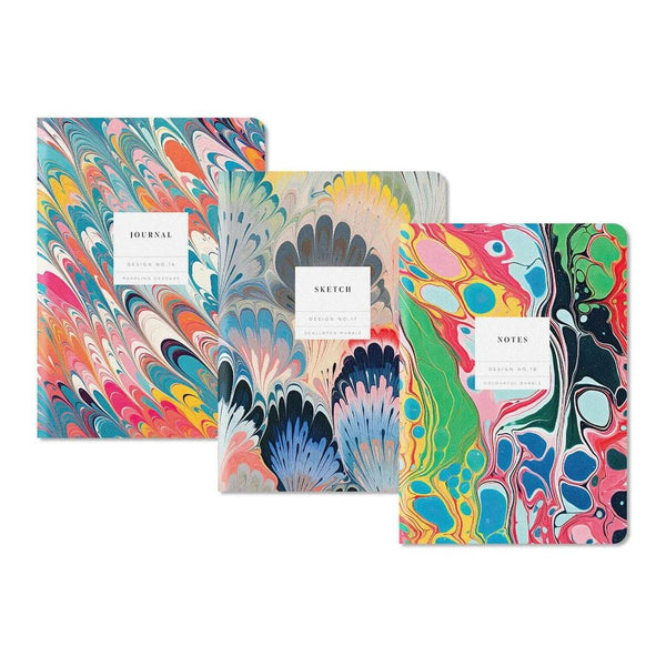 Set No. 5 - Set of 3 Notebooks - Lady of the Lake