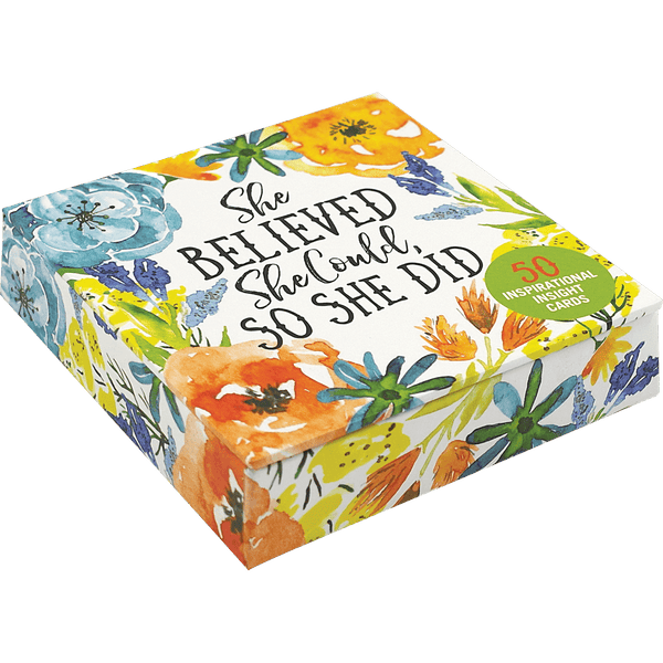She Believed She Could, So She Did Insight Cards