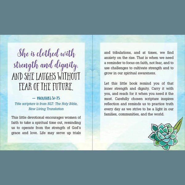 She Is Clothed With Strength And Dignity - Mini Book - Lady of the Lake