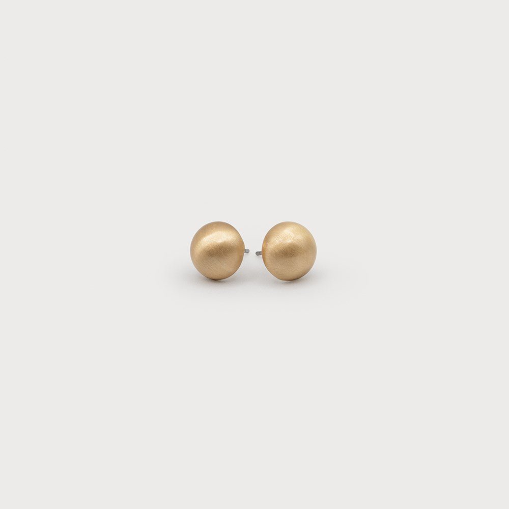 Shelby Button Stud Earrings