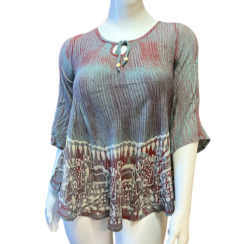 Shelley Top With 3/4 Length Sleeves - Assorted