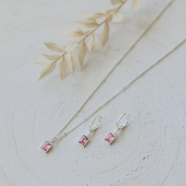 Shine Hoops - Pink