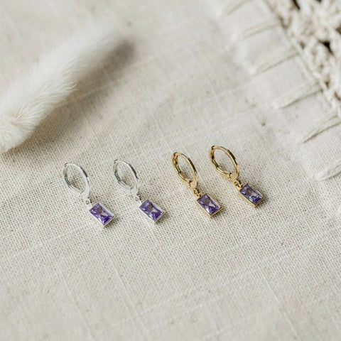 Shine Hoops - Purple