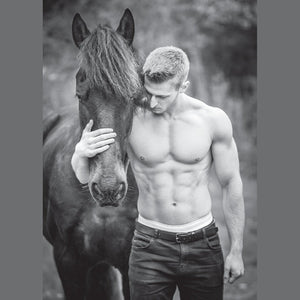 Shirtless Cowboy - Greeting Card -Birthday