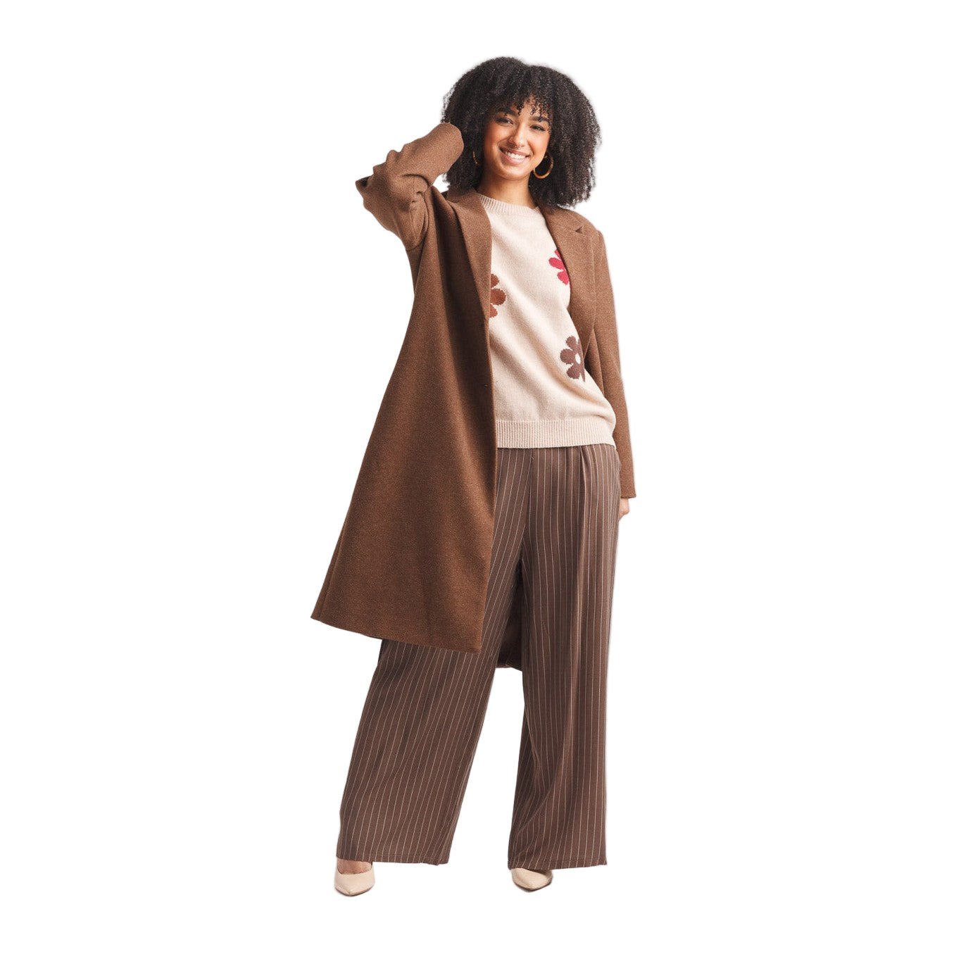 Sierra Lapel Singe Breasted Coat - Lady of the Lake