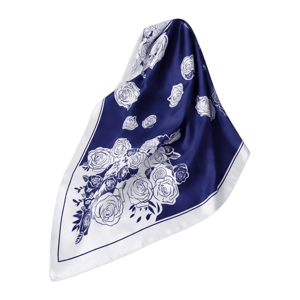 Silk Feeling Scarf - Roses - Lady of the Lake