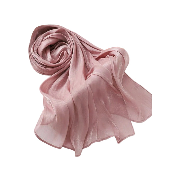 Silk Feeling Scarf - Solid Colour - Lady of the Lake