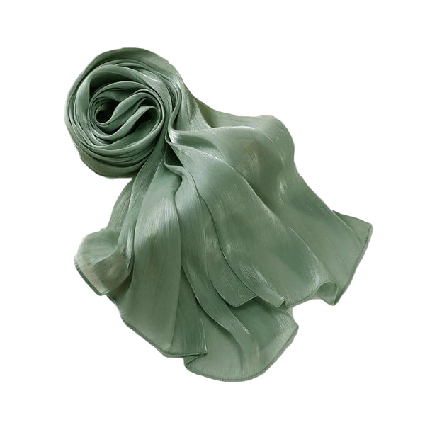 Silk Feeling Scarf - Solid Colour - Lady of the Lake