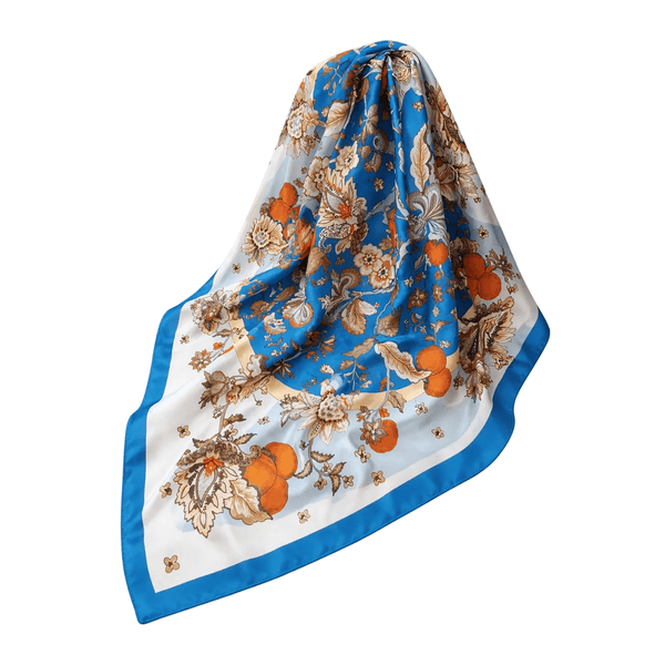 Silk Feeling Scarf - Vintage Floral - Lady of the Lake