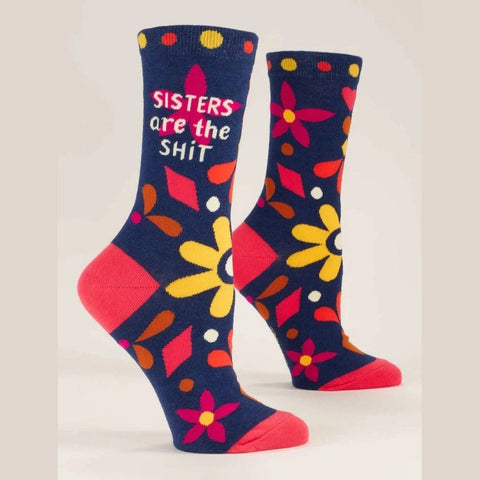 Sisters Are The Shit Women's Crew Socks