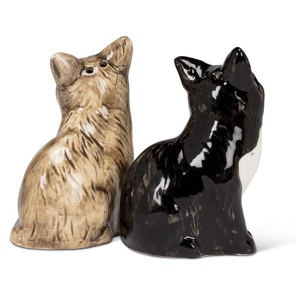 Sitting Cat Pair Salt & Pepper Shakers - Lady of the Lake