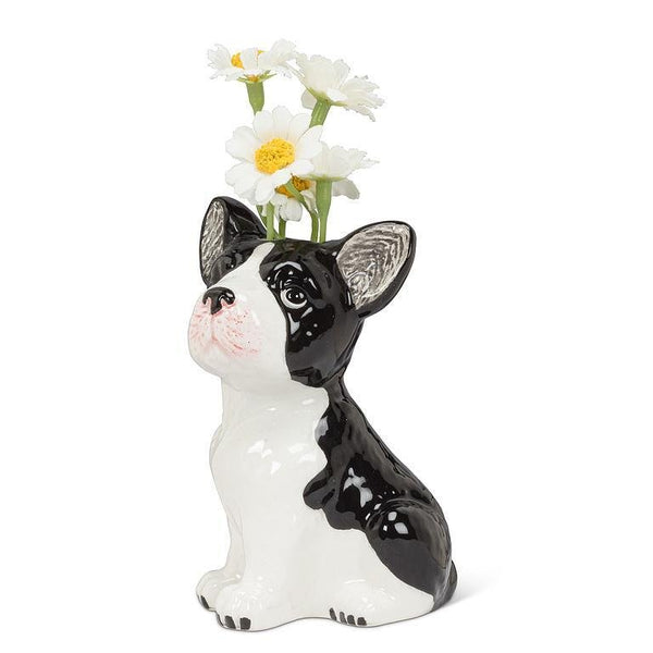 Sitting French Bulldog Bud Vase - Lady of the Lake