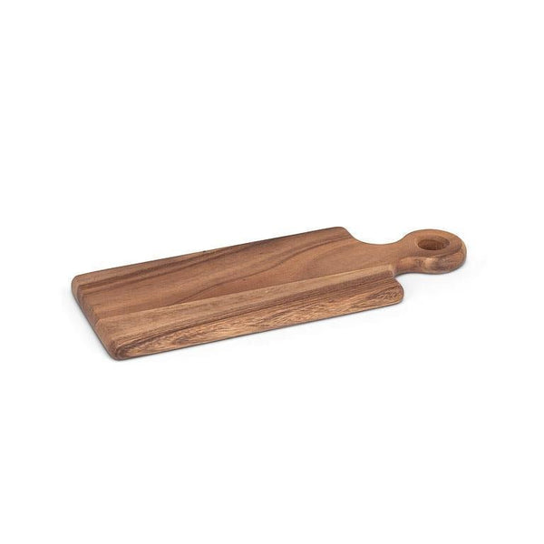 Small Acacia Wood Rectangle Board With Loop Handle - Lady of the Lake