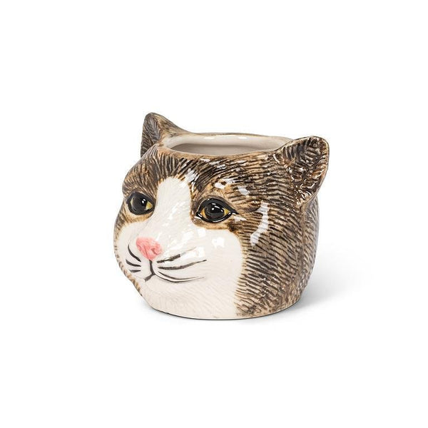 Small Tabby Cat Planter - Lady of the Lake