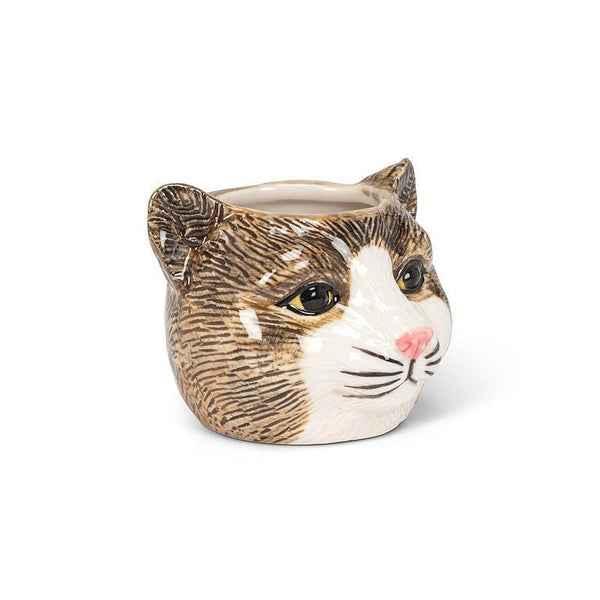 Small Tabby Cat Planter - Lady of the Lake