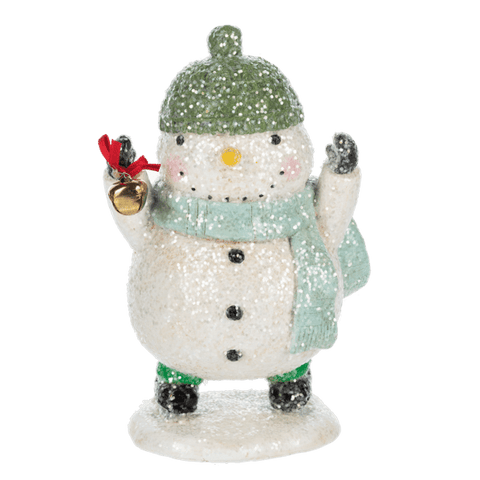 Snowman Skating Figurine With Toque - Lady of the Lake
