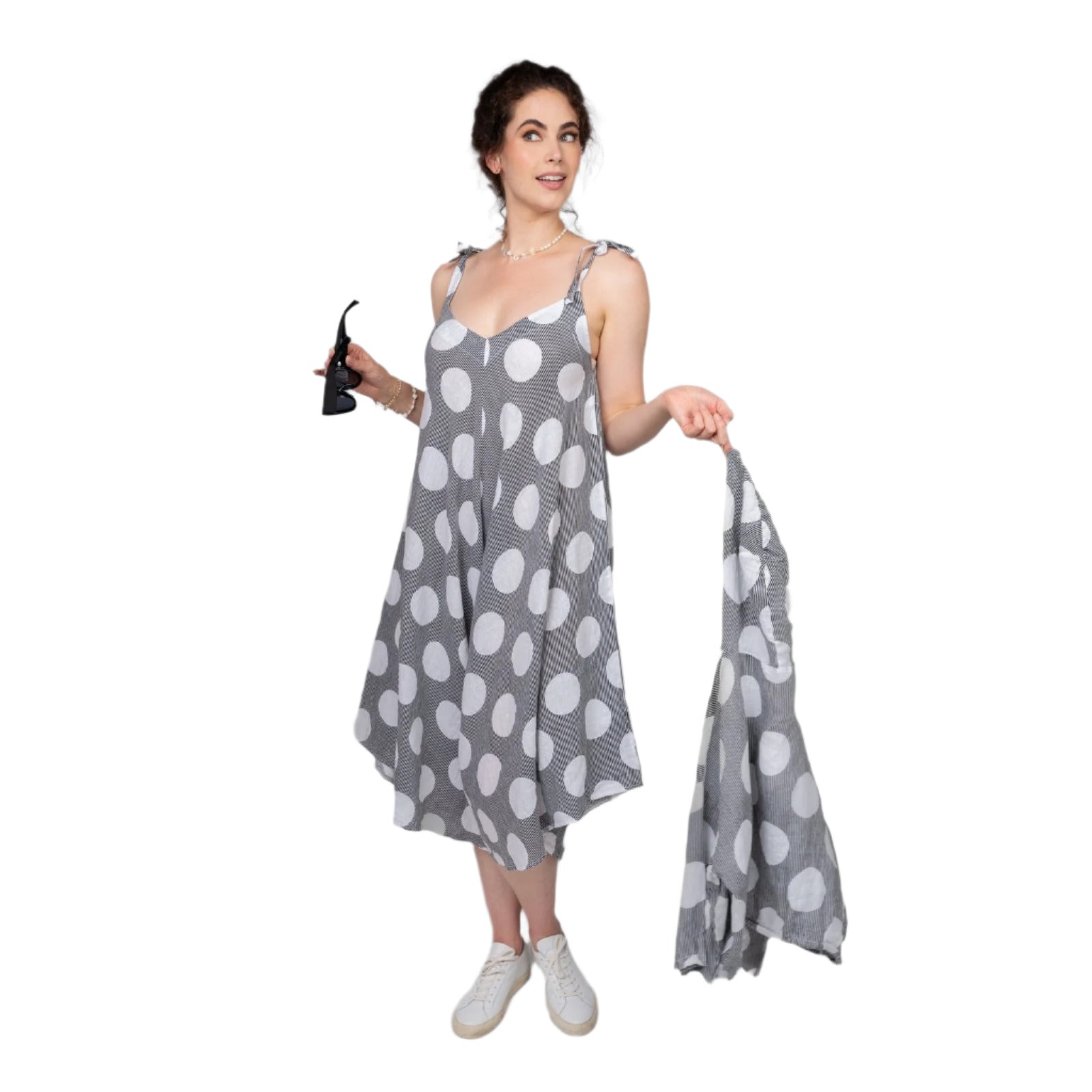 Sophia Stripe & Dot Romper - Lady of the Lake