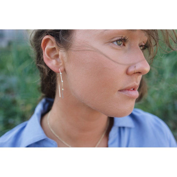 Sparkling Arc Earrings - Lady of the Lake