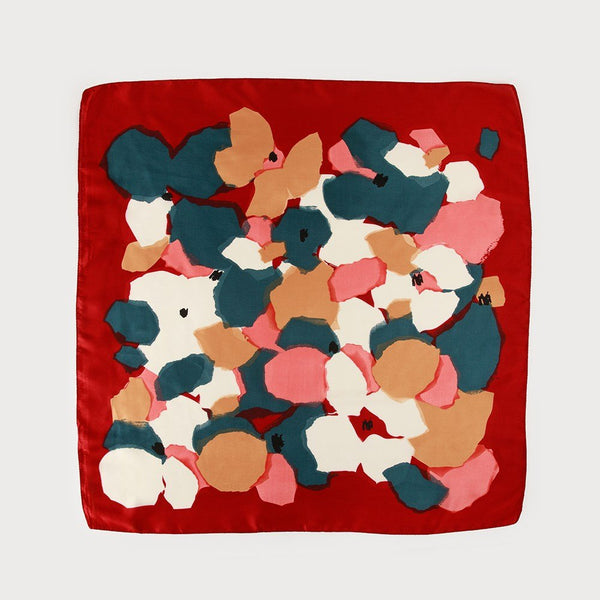 Square Scarf - Mod Floral - Lady of the Lake