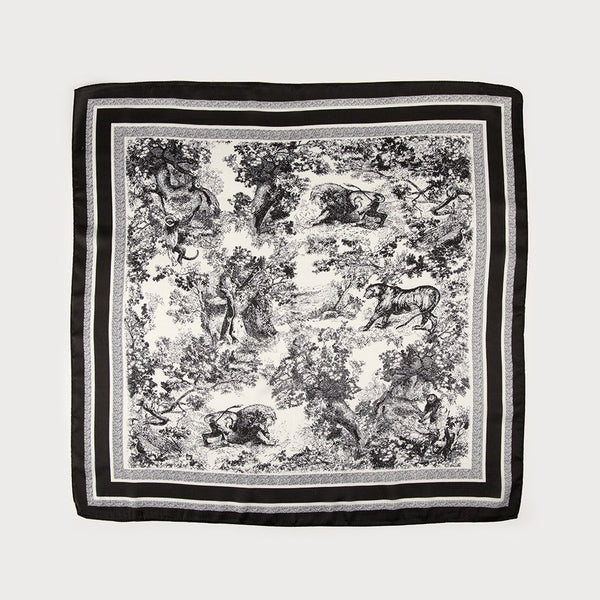 Square Scarf - Toile - Lady of the Lake