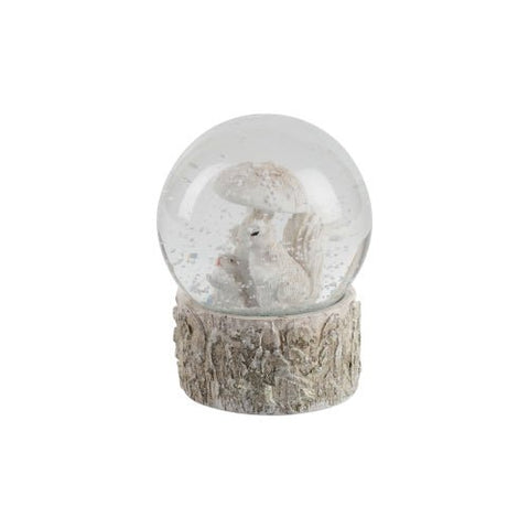 Squirrel Under Mushroom Snow Globe