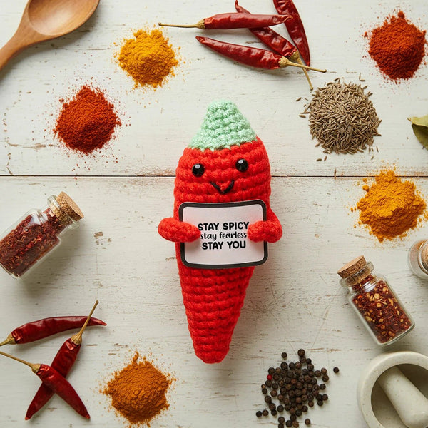 Stay Spicy Crocheted Chili Pepper - Lady of the Lake