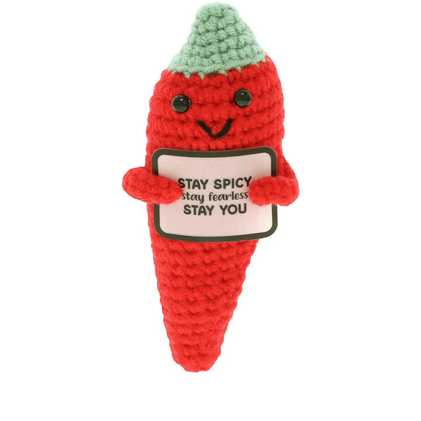Stay Spicy Crocheted Chili Pepper - Lady of the Lake