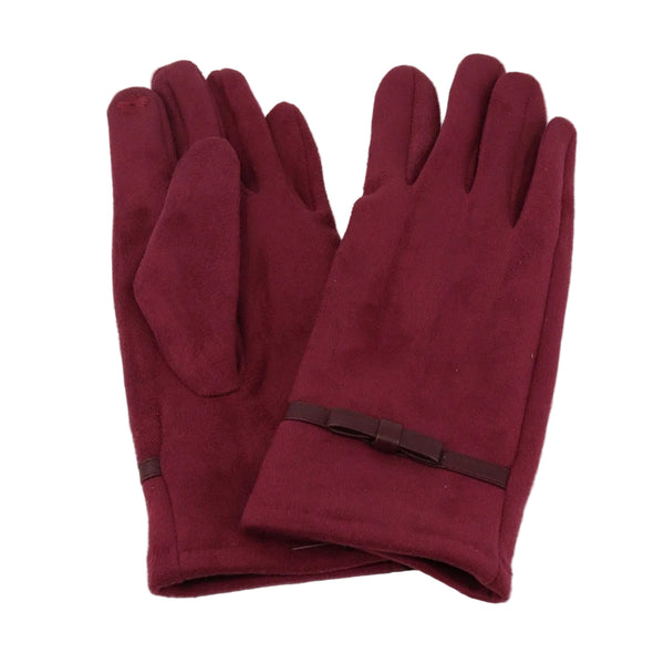 Stitched Bow Touch Screen Glove - Lady of the Lake